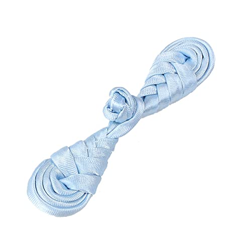 Chinesische Knotenknöpfe, Packung mit 10 Paar Knöpfen for Cheongsam, mehrfarbig(Light Blue) von CYJAZNHH