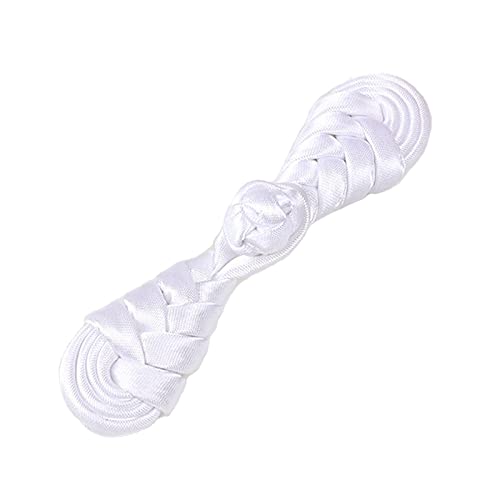 Chinesische Knotenknöpfe, Packung mit 10 Paar Knöpfen for Cheongsam, mehrfarbig(White) von CYJAZNHH