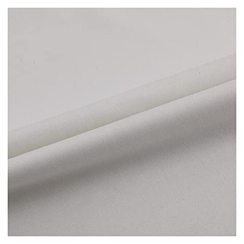 Bügelvlies,Bügeleinlage 50D Vollpolyester Harte Hand Viskose Textilled Futterkleidung Zubehör Stofffutter (Color : White) von CYMKYQ