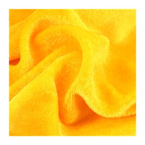 CYMMIYT Tischrock Dicker Samt-Bankett-Tischrock, Hochzeitshintergrund for Tischdecke, Tischdecke, Event, Party, Bühne, Tisch-Rock-Dekoration(Bright Gold,H50xL300CM) von CYMMIYT