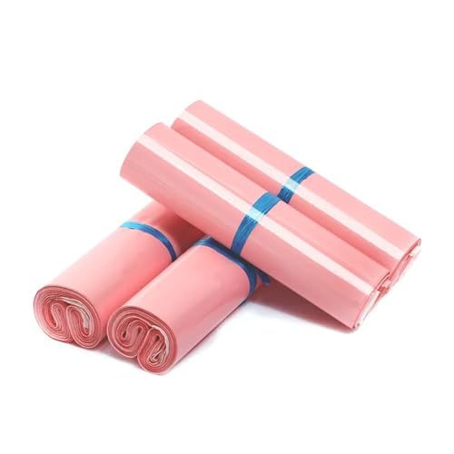 CYMMIYT Versandtaschen 10 Teile/los Kleine Größe Kurier Tasche wasserdichte Lagerung Tasche Verdicken Versand Verpackung Tasche Rose Rot Kunststoff Umschlag Poly Mailbag(Pink,15x20cm) von CYMMIYT