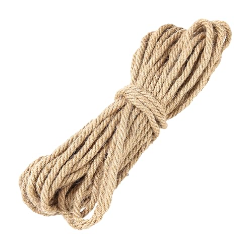Hanfseil 6mm 15mm Juteseil, Paketschnur, Juteband, Naturfaser Hanfseil, Juteschnur Reißfest, Starkes Naturfaser Hanfseil für Garten, DIY Kunsthandwerk, Verpackungen Und Dekoration Hanfseil 6mm 15mm Juteseil, Paketschnur, Juteband, Naturfaser Hanfseil, Juteschnur Reißfest, Starkes Naturfaser Hanfseil für Garten, DIY Kunsthandwerk, Verpackungen Und Dekoration von CYMYGS