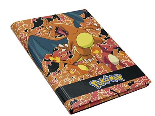 CYPBRANDS Pokémon Klappenmappe, Charmander, Ordner mit Gummi, Orange, offizielles Lizenzprodukt CYPBRANDS Pokémon Klappenmappe, Charmander, Ordner mit Gummi, Orange, offizielles Lizenzprodukt von CYPBRANDS