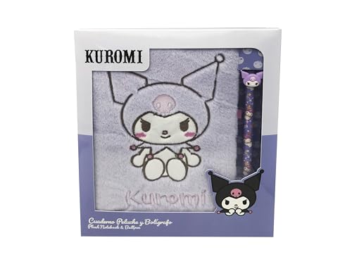 CyP Brands – Hello Kitty, Sanrio, Kuromi, Geschenkset, Notizbuch, Plüsch-Notizbuch, Stift, Lila, offizielles Produkt CyP Brands – Hello Kitty, Sanrio, Kuromi, Geschenkset, Notizbuch, Plüsch-Notizbuch, Stift, Lila, offizielles Produkt von CYPBRANDS