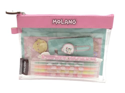CyP Brands – Molang, Schreibwaren-Set, Schreibwaren-Zubehör, Clips, Federmäppchen, Textmarker, löschbarer Stift, Blüte, Pink, offizielles Produkt CyP Brands – Molang, Schreibwaren-Set, Schreibwaren-Zubehör, Clips, Federmäppchen, Textmarker, löschbarer Stift, Blüte, Pink, offizielles Produkt von CYPBRANDS