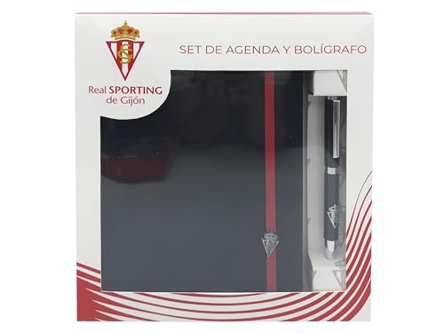 CyP Brands – Sporting de Gijón, Terminplaner und Stifte-Set, Schreibwaren, Geschenkset, Schwarz, Offizielles Produkt CyP Brands – Sporting de Gijón, Terminplaner und Stifte-Set, Schreibwaren, Geschenkset, Schwarz, Offizielles Produkt von CYPBRANDS