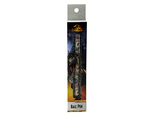 Jurassic World Kugelschreiber, Schwarze Tinte, Schreibmaterial, offizielles Produkt (CyP Brands) von CYPBRANDS