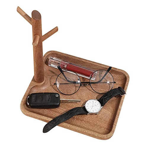 Schlüsselschale für den Eingangstisch, Holz-Organizer, Parfümtablett für Kommode, 3 Ebenen, Holzregal für Schlüssel, Ringe, Geldbörse, Schmuck, Telefon und mehr Schlüsselschale für den Eingangstisch, Holz-Organizer, Parfümtablett für Kommode, 3 Ebenen, Holzregal für Schlüssel, Ringe, Geldbörse, Schmuck, Telefon und mehr von CYQGDKF
