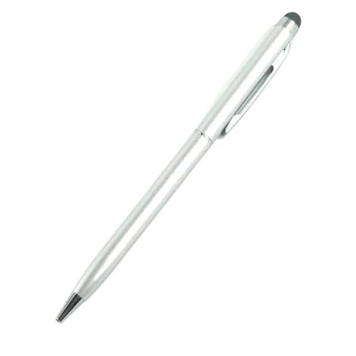 CYSUE 20–200 Stifte pro Packung Mini Metall 2-in-1 Stylus Universal Kugelschreiber Custom Logo Text Gravur Büro Schule Werbung Stift (10, 20 Stück) von CYSUE