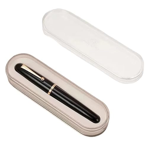 CYSUE Füllfederhalter, Acryl, transparent, 40 mm Spitze, Schreibwaren, Büro, Schulbedarf, hohe Kapazität, Tintenkonverter (ca. 0,38 mm) von CYSUE