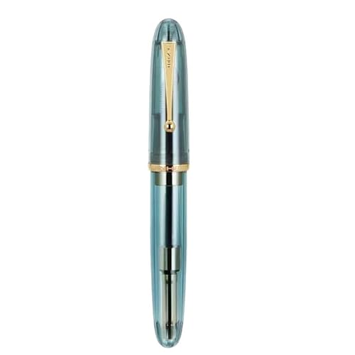 CYSUE Füllfederhalter, Acryl, transparent, 40 mm Spitze, Schreibwaren, Büro, Schulbedarf, hohe Kapazität, Tintenkonverter (ca. 0,5 mm) von CYSUE