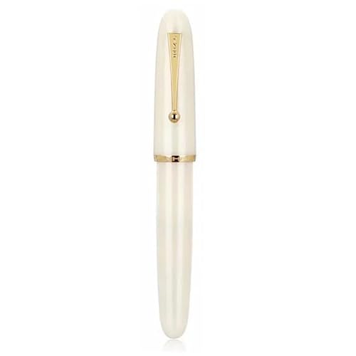 CYSUE Füllfederhalter, Acryl, transparent, 40 mm Spitze, Schreibwaren, Büro, Schulbedarf, hohe Kapazität, Tintenkonverter (ca. 0,5 mm) von CYSUE