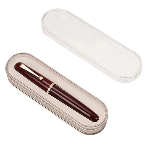 CYSUE Füllfederhalter, Acryl, transparent, 40 mm Spitze, Schreibwaren, Büro, Schulbedarf, hohe Kapazität, Tintenkonverter (ca. 0,7 mm) von CYSUE