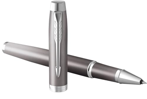 CYSUE Füllfederhalter, schwarzer Lack mit Goldrand, feine Feder, blaue Tinte, elegante Geschenkbox (02) von CYSUE