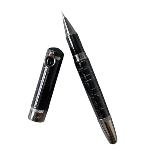CYSUE Füllfederhalter mit Lupe, rundes Design, hochwertige Qualität, kleine Menge (B5, Stift mit Box) von CYSUE