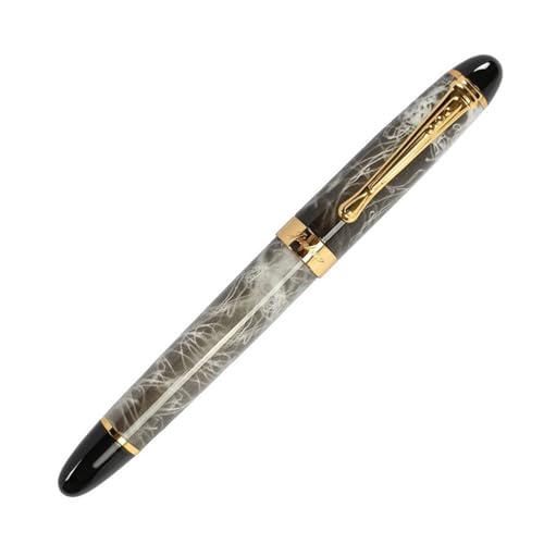 CYSUE Geschenkstift Dazzle Blue Füllfederhalter glattes Schreiben Klassischer Stil Tinte Stifte Signature Zeichnen Metall Füllfederhalter Business von CYSUE