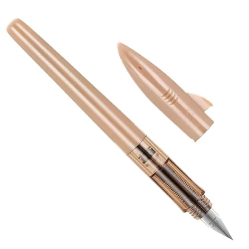 CYSUE Kunststoff-Füllfederhalter, 0,5 mm, F-Spitze, niedliche Haifischform, Kalligraphie-Tintenstifte, Schule, Schreibwaren, Bürobedarf, Studenten, Geschenke (Milchtee) von CYSUE