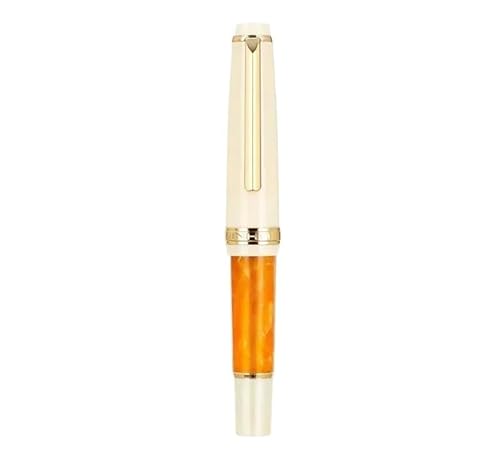 CYSUE Mini-Füllfederhalter, niedlich, kurz, tragbar, Acryl, Schreibwaren, Kalligraphie, Praxis, Schreibstift, Büro, Schulbedarf (04, EF (0,38 mm)) von CYSUE