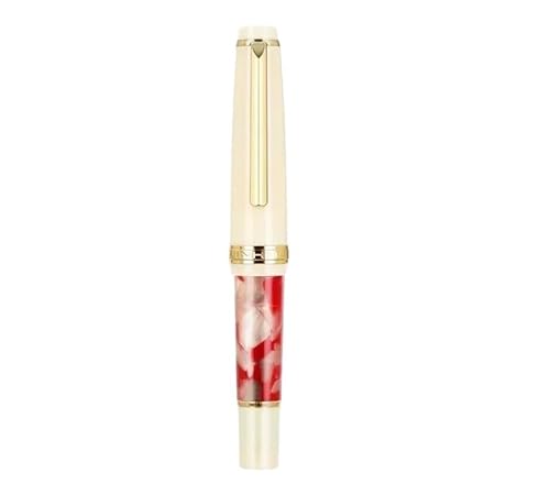 CYSUE Mini-Füllfederhalter, niedlich, kurz, tragbar, Acryl, Schreibwaren, Kalligraphie, Praxis, Schreibstift, Büro, Schulbedarf (05, EF (0,38 mm)) von CYSUE