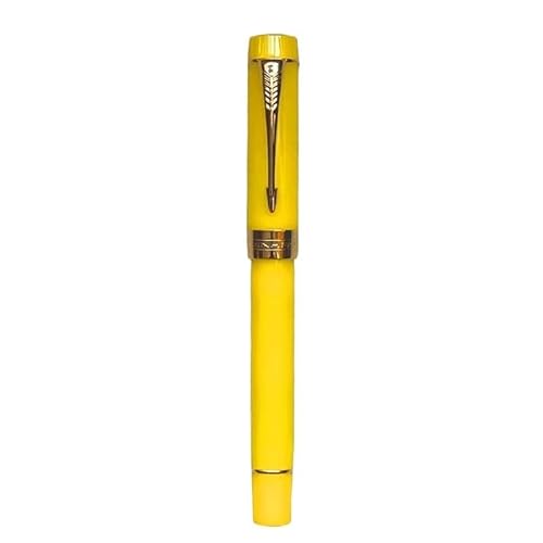 CYSUE Pfeilförmiger Stift aus Kunstharz, goldener Clip, Füllfederhalter, Schreibwaren, Geschäft, Büro, Schulbedarf (03, M) von CYSUE