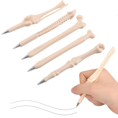 CYTGOUPER 5er-Set Kreativ Neuheit Kugelschreiber, Einzigartige knochenstifte für Büro Schule kreative Projekte, Halloween Geschenke für Freund Erwachsene, die das Schreiben lieben CYTGOUPER 5er-Set Kreativ Neuheit Kugelschreiber, Einzigartige knochenstifte für Büro Schule kreative Projekte, Halloween Geschenke für Freund Erwachsene, die das Schreiben lieben von CYTGOUPER