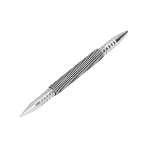 CYTGOUPER Metall-Doppelkopf-Stanzer, universeller Tischler-Werkzeug, Nagelstanzer, kompakter, effizienter Federnagelstanzer für Holztürscharniere, Abstellgleise, Holztrimmen und Oberflächenbehandlung von CYTGOUPER