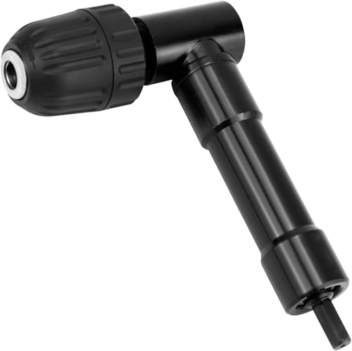 CYTGOUPER Winkelbohrvorsatz mit Schnellspann-Bohrfutter, Winkelbohradapter in Standardgröße, 90 Grad Eckbohrer Adapter für Renovierungsarbeiten, Mechanische Wartungsarbeiten CYTGOUPER Winkelbohrvorsatz mit Schnellspann-Bohrfutter, Winkelbohradapter in Standardgröße, 90 Grad Eckbohrer Adapter für Renovierungsarbeiten, Mechanische Wartungsarbeiten von CYTGOUPER