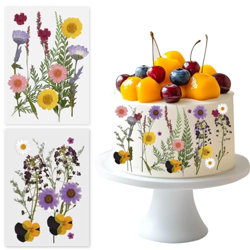 Wildblumen-Kuchenaufsatz, Wildblumen-Motiv, Dekoration mit gepressten Blumen, Babyparty, Blumen-Kuchenaufsatz für Frauen, Hochzeitsfeier-Dekoration, Brautparty, Geburtstagszubehör Wildblumen-Kuchenaufsatz, Wildblumen-Motiv, Dekoration mit gepressten Blumen, Babyparty, Blumen-Kuchenaufsatz für Frauen, Hochzeitsfeier-Dekoration, Brautparty, Geburtstagszubehör von CYUXING