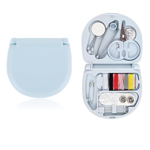 Sewing Kit,Tragbar Nähset Grundausstattung,Travel Essentials Näh Reparaturzubehör,Zusammenklappbar Kunststoffgehäuse Nähset,Enthält Nähgarn,Nadeln,Scheren,Knöpfe usw,für Wohnheime den Hausgebrauch. Sewing Kit,Tragbar Nähset Grundausstattung,Travel Essentials Näh Reparaturzubehör,Zusammenklappbar Kunststoffgehäuse Nähset,Enthält Nähgarn,Nadeln,Scheren,Knöpfe usw,für Wohnheime den Hausgebrauch. von CYXZMYA