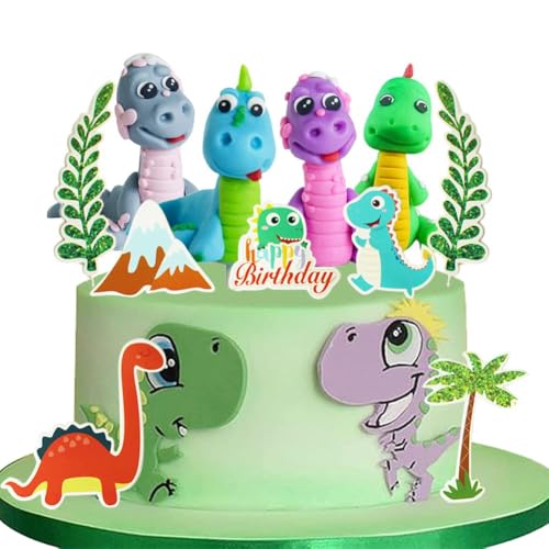 11 Stück Kuchendeko Dino Tortendeko Dinosaurier Set, Dinosaurier Cake Topper Dinosaurier Kuchenaufsatz Geburtstag, für Kinder Jungen Party Geburtstag Deko Muffin Kuchenaufsätze 11 Stück Kuchendeko Dino Tortendeko Dinosaurier Set, Dinosaurier Cake Topper Dinosaurier Kuchenaufsatz Geburtstag, für Kinder Jungen Party Geburtstag Deko Muffin Kuchenaufsätze von CYZJPRVN