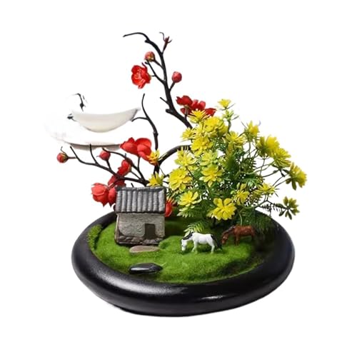 CYairong-22 Tischdekoration Hotel Dining Table Landscape Large Round Table Turntable Decoration Restaurant Private Room Desktop Fortune Tree Decoration Runder Tisch mit künstlicher Landschaft CYairong-22 Tischdekoration Hotel Dining Table Landscape Large Round Table Turntable Decoration Restaurant Private Room Desktop Fortune Tree Decoration Runder Tisch mit künstlicher Landschaft von CYairong-22
