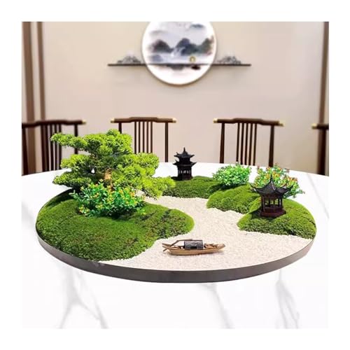 Tischdekoration Drehteller im chinesischen Stil, Hotel-Dekorationstisch, Bonsai-Esstisch, großer runder Tisch, Drehtisch in der Mitte, kreisförmiger kreativer Tisch Runder Tisch mit künstlicher Landsc Tischdekoration Drehteller im chinesischen Stil, Hotel-Dekorationstisch, Bonsai-Esstisch, großer runder Tisch, Drehtisch in der Mitte, kreisförmiger kreativer Tisch Runder Tisch mit künstlicher Landsc von CYairong-22