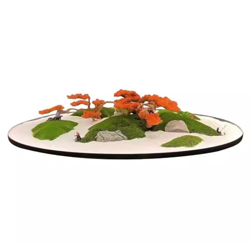 Tischdekoration Hotel-Esstisch, Drehtisch, simulierte Bonsai-Landschaft, chinesischer Stil, Privatzimmer-Esstisch, mittlere Dekoration, Landschaftsdekoration Runder Tisch mit künstlicher Landschaft(90 Tischdekoration Hotel-Esstisch, Drehtisch, simulierte Bonsai-Landschaft, chinesischer Stil, Privatzimmer-Esstisch, mittlere Dekoration, Landschaftsdekoration Runder Tisch mit künstlicher Landschaft(90 von CYairong-22