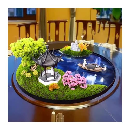 Tischdekoration Hotel-Plattenspieler-Tischlandschaft im chinesischen Stil, dekorativ, künstliche Blumenlandschaft, Dekoration, künstliche Bonsai-Dekoration Runder Tisch mit künstlicher Landschaft Tischdekoration Hotel-Plattenspieler-Tischlandschaft im chinesischen Stil, dekorativ, künstliche Blumenlandschaft, Dekoration, künstliche Bonsai-Dekoration Runder Tisch mit künstlicher Landschaft von CYairong-22
