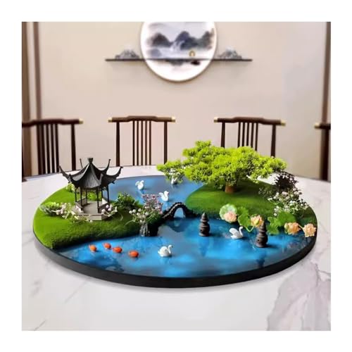 Tischdekoration Hotel-Tischlandschaft, dekorativer Plattenspieler im chinesischen Stil, simulierte Blumen-Landschaftsdekoration, simulierte Bonsai-Dekoration Runder Tisch mit künstlicher Landschaft Tischdekoration Hotel-Tischlandschaft, dekorativer Plattenspieler im chinesischen Stil, simulierte Blumen-Landschaftsdekoration, simulierte Bonsai-Dekoration Runder Tisch mit künstlicher Landschaft von CYairong-22