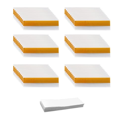 CZAKOMIX 60 Stück Selbstklebende Etikettenhalte, Durchsichtige und Selbstklebende Preisschildetiketten, 7,6 x 2,5cm, Preisschilder,Regal Tag-Halter, für Supermarkt, Ordner, Schule (Mit Papierkarte) von CZAKOMIX