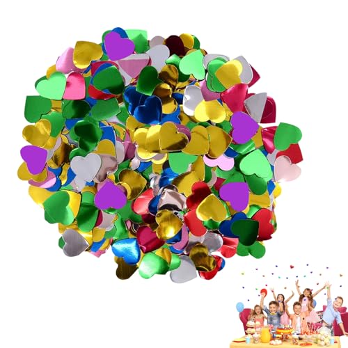 CZAYEFNH Konfetti Herzform Mischfarben 100g Glitzerpapier Deko für Hochzeiten, Partys, Geburtstagsfeiern CZAYEFNH Konfetti Herzform Mischfarben 100g Glitzerpapier Deko für Hochzeiten, Partys, Geburtstagsfeiern von CZAYEFNH