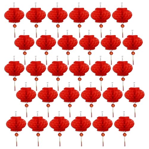 Chinesisches Neujahrspapierlaterne - Hängende Rote Chinesische Papierlaternen, Frühlingsfest Dekorationen, Chinesische Dekorationen, Japanische Deko, Chinesische Neujahrs-Dekorationen Chinesisches Neujahrspapierlaterne - Hängende Rote Chinesische Papierlaternen, Frühlingsfest Dekorationen, Chinesische Dekorationen, Japanische Deko, Chinesische Neujahrs-Dekorationen von CZAYEFNH