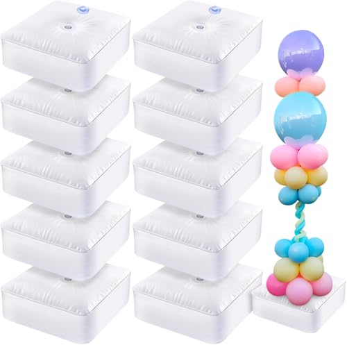 Ballonbogen-Ständer, schwerer Wasserbeutel für Ballonsäulenständer und Ballonbogen-Set, 10 Stück, mit Wasser befüllbare Basis für Party, Hochzeit, Abschlussfeier, Geburtstagsdekoration Ballonbogen-Ständer, schwerer Wasserbeutel für Ballonsäulenständer und Ballonbogen-Set, 10 Stück, mit Wasser befüllbare Basis für Party, Hochzeit, Abschlussfeier, Geburtstagsdekoration von CZFLXLJ