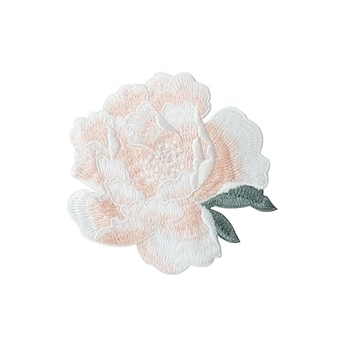 CZHJM 11 x 11 cm, 2 Stück, marineblaue Pfingstrosen-Blumen-Aufnäher, große Aufnäher zum Aufbügeln, bestickte Applikationen, chinesische Abzeichen, Aufnäher für Kleidung CZHJM 11 x 11 cm, 2 Stück, marineblaue Pfingstrosen-Blumen-Aufnäher, große Aufnäher zum Aufbügeln, bestickte Applikationen, chinesische Abzeichen, Aufnäher für Kleidung von CZHJM