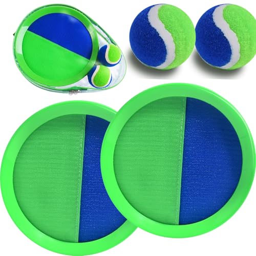 CZMAO 2 Klettballspiel Klettball Strandspielzeug Strandspiele Wurfspiel Kinder Erwachsene von CZMAO