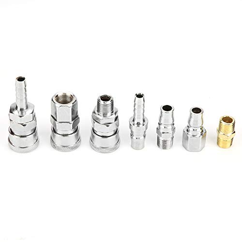 4 Nitto Air-Armaturen, 18-teiliger Leitungsschlauch, Luftkompressor-Anschluss, Schnellverschluss-Montagesatz, 1/4 Pneumatische Eisenteile 4 Nitto Air-Armaturen, 18-teiliger Leitungsschlauch, Luftkompressor-Anschluss, Schnellverschluss-Montagesatz, 1/4 Pneumatische Eisenteile von CaCaCook