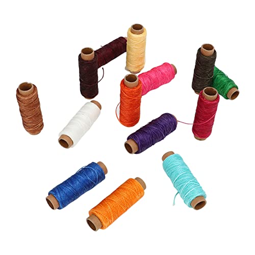 CaCaCook 150D Wacher Faden, 15 Farben Tragbare Wachsschnur - Polyesterfaden für DIY Ledercrafts, Nähen, Haushaltsgebrauch, die Meisten Szenarien für Anfänger CaCaCook 150D Wacher Faden, 15 Farben Tragbare Wachsschnur - Polyesterfaden für DIY Ledercrafts, Nähen, Haushaltsgebrauch, die Meisten Szenarien für Anfänger von CaCaCook