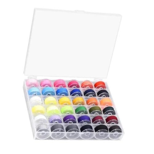 CaCaCook 36pcs Farbige Spulen, Nähfäden mit Transparenter Plastikbox, Wesentliches Zubehör für Handwerk und Patch, Tolle Geschenke für Familie und Freunde CaCaCook 36pcs Farbige Spulen, Nähfäden mit Transparenter Plastikbox, Wesentliches Zubehör für Handwerk und Patch, Tolle Geschenke für Familie und Freunde von CaCaCook