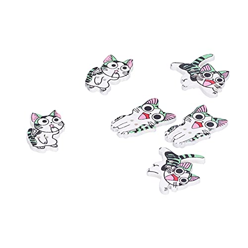 CaCaCook 50pcs Holzknöpfe, Süße Katze -Formknöpfe für die DIY -Produktion, Nähen Handgefertigte Dekoration mit Gestrickten Pullovern, Rucksäcken, Schuhen, Hüten und Hemden Ideale CaCaCook 50pcs Holzknöpfe, Süße Katze -Formknöpfe für die DIY -Produktion, Nähen Handgefertigte Dekoration mit Gestrickten Pullovern, Rucksäcken, Schuhen, Hüten und Hemden Ideale von CaCaCook