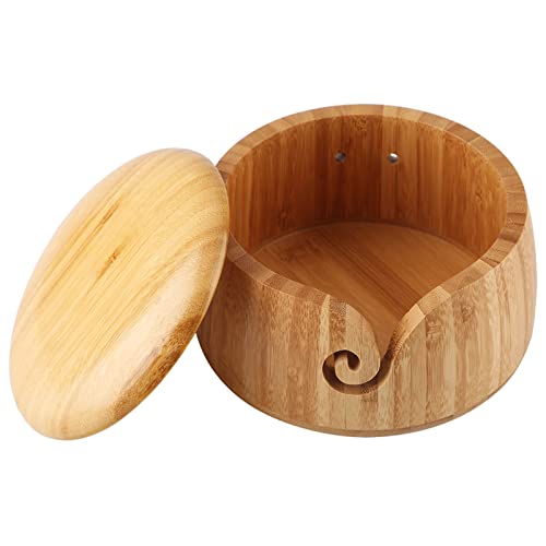 CaCaCook Bambus-Garnschale, Nural Große Garnschale UK, Bambus-Garnschale Garn mit Abnehmbarem Deckel Zum Stricken und Häkeln CaCaCook Bambus-Garnschale, Nural Große Garnschale UK, Bambus-Garnschale Garn mit Abnehmbarem Deckel Zum Stricken und Häkeln von CaCaCook