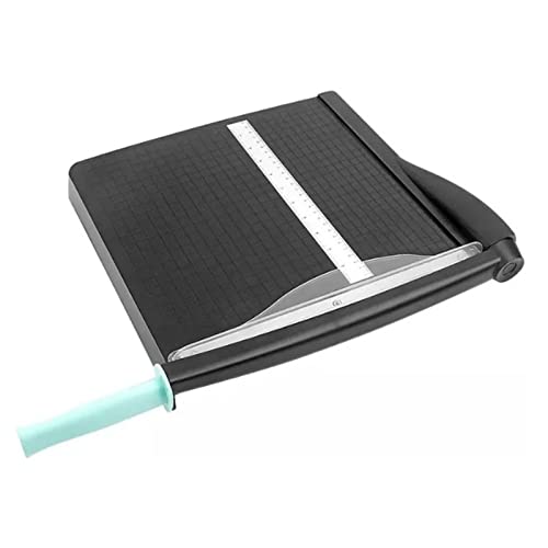 CaCaCook Papierschneider 12 Zoll Stahlklingen Ergonomische Griff Anti -Schlupf Füße Leitplankenpapier Trimmer für Familienbürogeschäft von CaCaCook