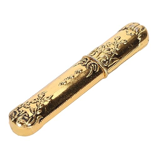 CaCaCook Vintage -Nadelhalter, Stereoskopisches Musternadel -Fall Aufbewahrungsrohr, für Weihnachten, Erntedankfest, Haushaltsgebrauch (Golden) von CaCaCook