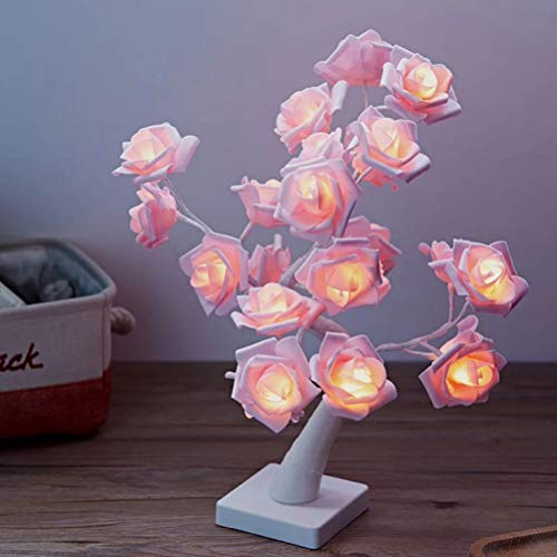 LED Rosen Lichterkette, Rose Flower String Lights, Desktop Rose Bonsai Baum Licht Lampe,Rose Flower Table Night Light,24 LED Baumlampe Batteriebetriebenes dekoratives Licht LED Rosen Lichterkette, Rose Flower String Lights, Desktop Rose Bonsai Baum Licht Lampe,Rose Flower Table Night Light,24 LED Baumlampe Batteriebetriebenes dekoratives Licht von CaCaCook