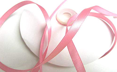CaPiSo® 25m Satinband 10mm Beidseitig Glänzend Geschenkband Dekoband Schleifenband Dekoration Hochzeit (Rosa, 25m) von CaPiSo